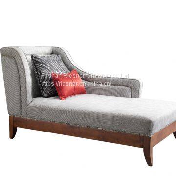 Contemporary Post Modern Solid Wood King Bed Customizable photo-2