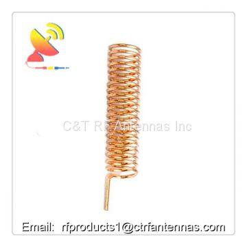 Soldering Phosphor copper RF embedded helical antennas 433mhz for RF 433 mhz module