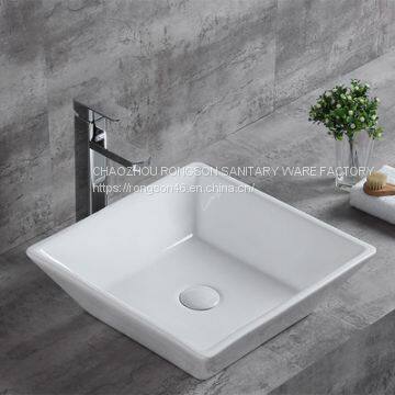 China Supplier Bathroom Small Size Sanitary Ware Good Sales One Piece Wall Hung Hand Basin Triangle Corner Sinks photo-3