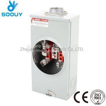 ANSI 3 Wire 600V 200A Kilowatt-Hour Electric Meter Base