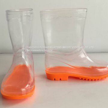 Transparent Kid Boots, Children Transparent Rain Boot, Kid 100%Transparent Boots,Cheap Child Boots photo-2