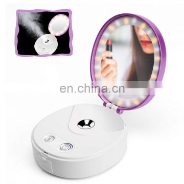 nanotechnology products mini face steamer Home Facial with Touch Button Deep Cleansing and Keep Moisture for Daily Skin steamer