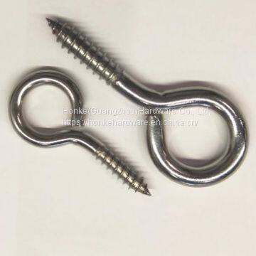 Closed/ Open Type Small Eye Screw Hook Galvanized steel