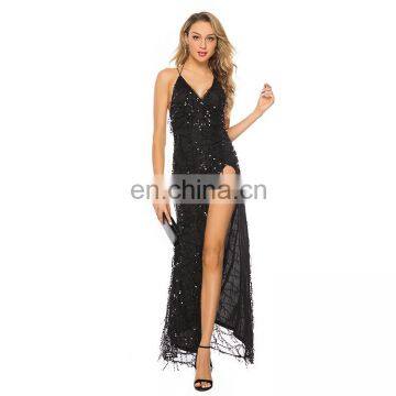 LAITE D2140 Sleeveless Women Sexy Sequin Dress Ladies Club Party Dress Christmas Dress for Women photo-2