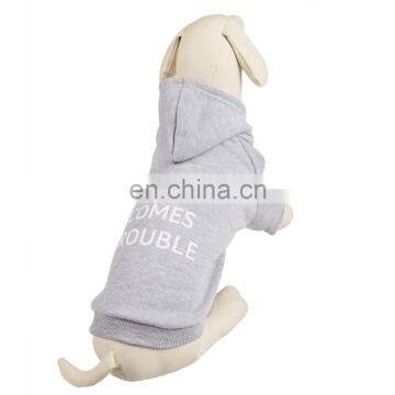 Wholesale Custom Cotton Blank Pet Dog Cotton Hoodie Hoody Clothes For Dogs Pet Dog Cotton Hoodie Hoody