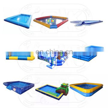 blue china commercial inflatable swimming pool for sale