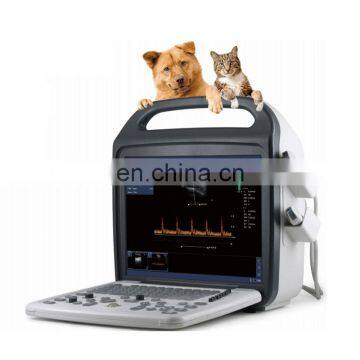 MY-A033A-N veterinary medical equipment vet animals 128 elements full digital portable color doppler ultrasound laptop