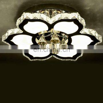 Modern Minimalist LED K9 Crystal Ceiling Lights Living Room Light Fixtures photo-3