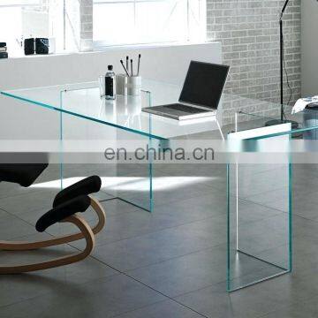 Modern Stainless Steel Base Round Dining Table Tops Glass