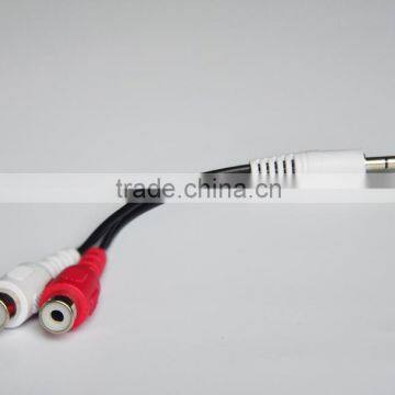 China Wholesaler 3.5mm to 2 Rca Plug Stereo Audio Cable photo-3