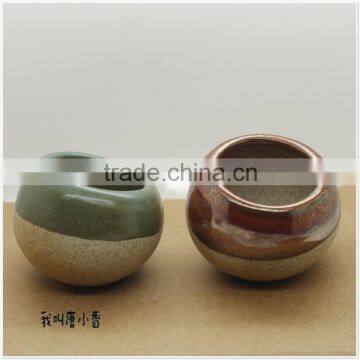 glazed ceramic flower pot saucers