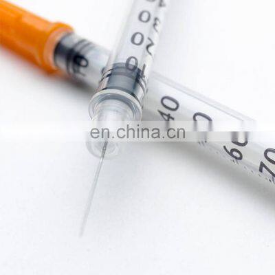 High Quality and Best Price CE ISO OEM 0.3ml 0.5ml 1ml Plastic Insulin Syringe Needle and Syringe Sizes photo-2