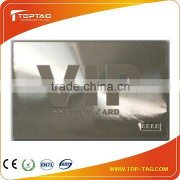 Brushed or Eteched Brass Metal VIP Cards