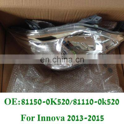 Car Halogen Head Light For Toyota Innova 2013-2015