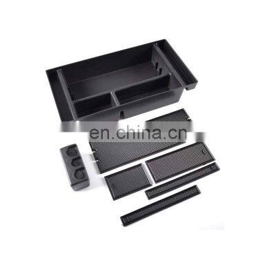 Interior Accessories Parts Silicone Armrest Rest Storage Box Center Control Console Organizer Tray For Chevrolet Silverado 1500 photo-4