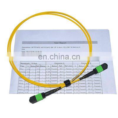 High Density Fiber Optic OM3 12 Core MPO Patch Cord 24 Core MPO Cable photo-4