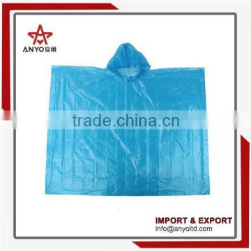 Favorable price newable china supplier disposable rain poncho factory