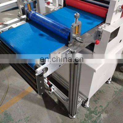 Customized Automatic Adhesive Waxed Woven Filter Wool Cutting Machine photo-3