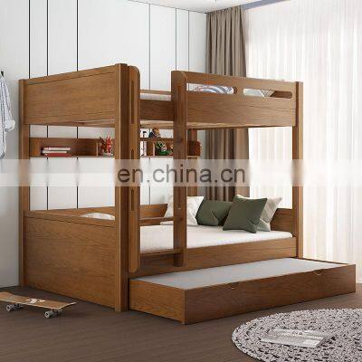 High Quality Modern Kids Room Furniture Wooden Kids' Bunk Bed Children Beds With Storage photo-4