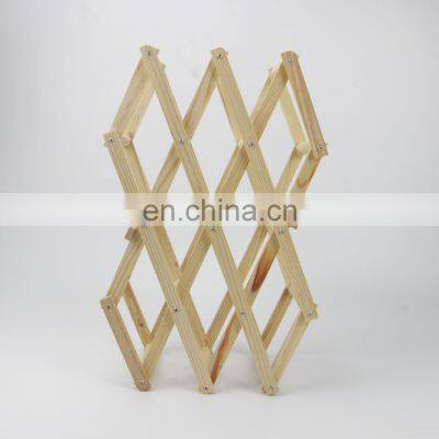 Best Quality Wooden Folding Wine Rack photo-5