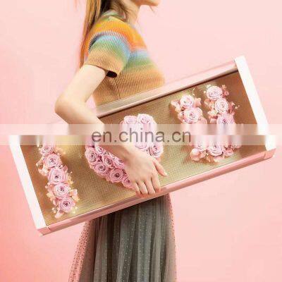 I Love You Letters Sign Preserved Rose Arrangement Boxes i Love u Flower Gift Box for Wedding Valentine's Day