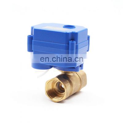 CWX-15N stainless steel brass  BSP NPT motorized flow control valve cwx-15q motorized ball valve