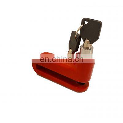 Good Quality Disk Lock Smart Red Anti theft  For Scooter Bike Motorcycle Safety Lock