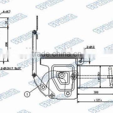 08135 Wing Body Trailer Side Board Tail Gate Helper photo-2