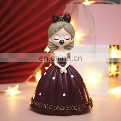 Low Prince Resin Crafts Bubble Girl Series Kid's Gift Doll Creative Home Room Car Ornament Decoration