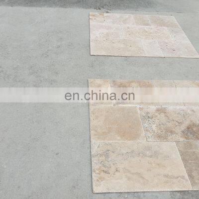 Customizable Cheap Very Reasonable Price Classic Commercial Travertine Pattern Set Tiles Made in Turkey Cem-Fpt -02 photo-5