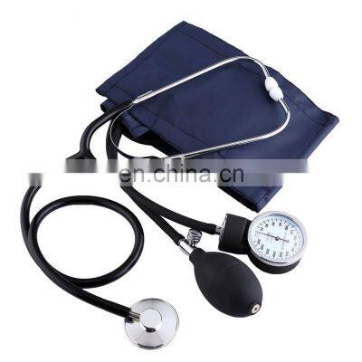 Handheld Manual Sphygmomanometer Pressure Monitor Aneroid Stethoscope BP Machine