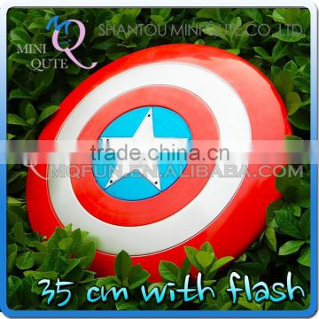 MINI QUTE electronic 35 cm Marvel the avenger Captain America shield flash sound figures brinquedos boys toys NO.MQ 054