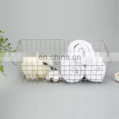 Household Metal Basket With Handle for Sundries photo-2