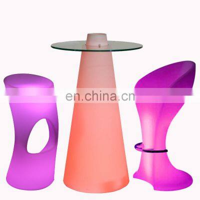 garden lights led outdoor chair set glow bar rechargeable led furniture illuminated cocktail table rechargeable led light table