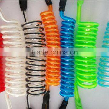 Wholesale OEM surfing leash colorful TPU legrope paddle board leash