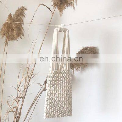 Macrame Shopping Bag Market Handbag Vintage Boho Style photo-4