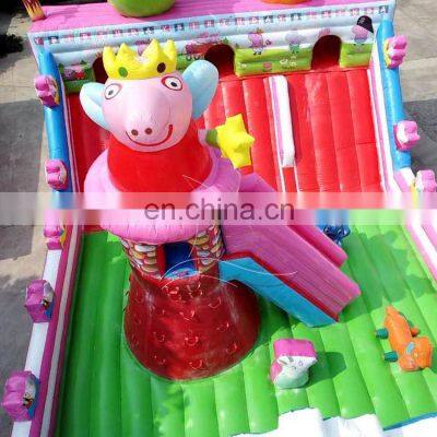 Kiddie softplay playground interior equipment inflatable bounce castle for sale