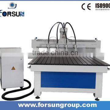 China Suppliers 4 Head Woodworking Cnc Router for Wood Door, Guitar, Furniture/ Wood Cutting Cnc Machine for Sale photo-5
