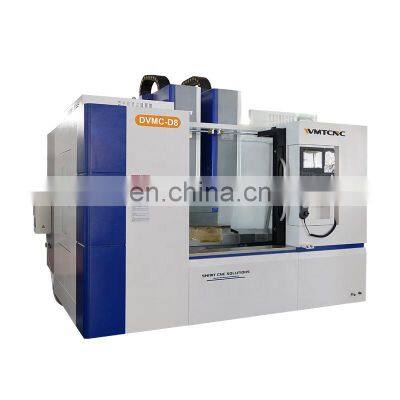 DVMC-D8 heavy duty dual spindle and dual ATC cnc machining center