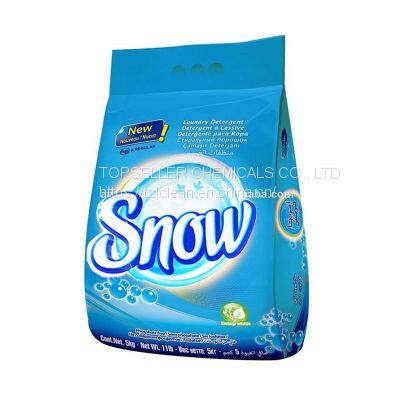 High Quality Stronger Fragrance Bukling Packing 25kg Bag Detergent Laundry Washing Powder