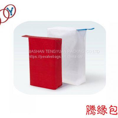 Supply polyethylene valve bag for chemical product