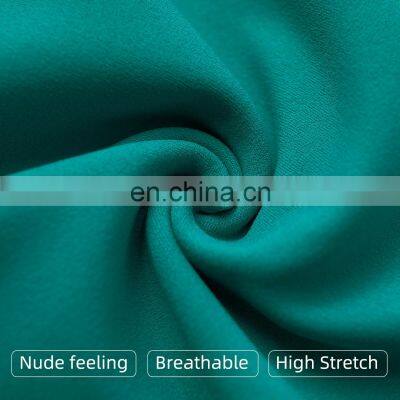 Free Sample Four Way Stretch 80 Nylon 20 Spandex Athletic Knit Fabric For Yoga Wears photo-2