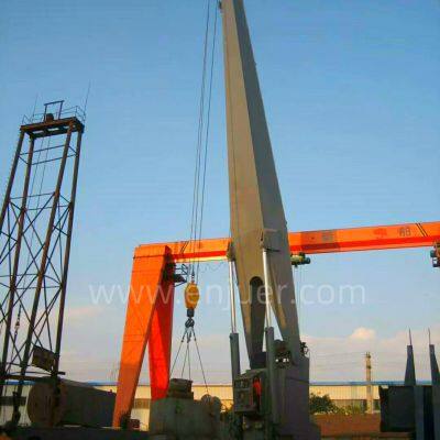 Best Service Stiff Boom Marine Crane 30Ton Hydraulic Lifting Customized Straight Arm Crane photo-3