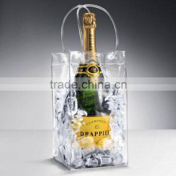 Plastic PVC Ice Cooler Wine Bag for 2 Bottles photo-2