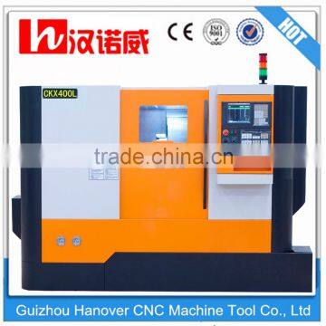 cnc brake lathe for discs and drums trucks-CKX400L slant bed cnc althe 8/12 station tool turret 8" chuck 66mm spindle bore