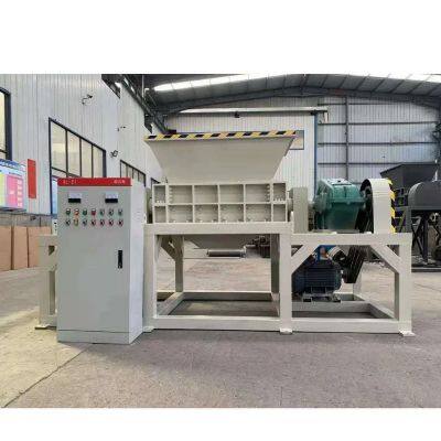 Industrial Double Shaft Cardboard Waste Wood Pallet Light Steel Scrap Iron Metal Shredder Machine for Sale Price