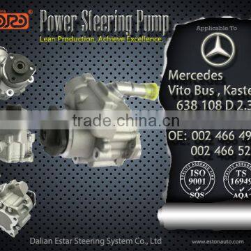 Electric Power Steering Pump Applied For Mercedes BENZ Vito Bus 638,Kasten 638 1996/02-2003/07 002 466 4901, 002 466 5201