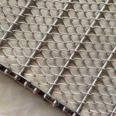 Welded Edge Chain Link Conveyor Belt Low Carbon Steel Cost Effective for Drying and Cooling Manufacturer Price