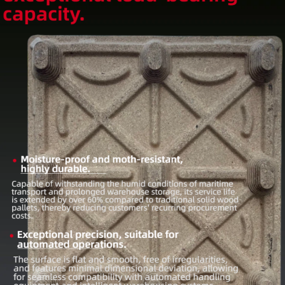 Eco-friendly, Recyclable Molded Wood Pallets — Compliant With European and American Standards — Hassle-Free Export photo-2