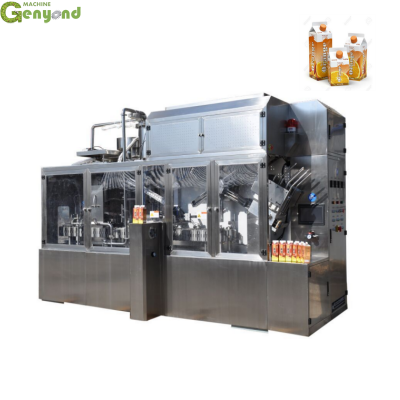 Genyond Hot Selling Product Milk Carton Filling Packaging Box Machine